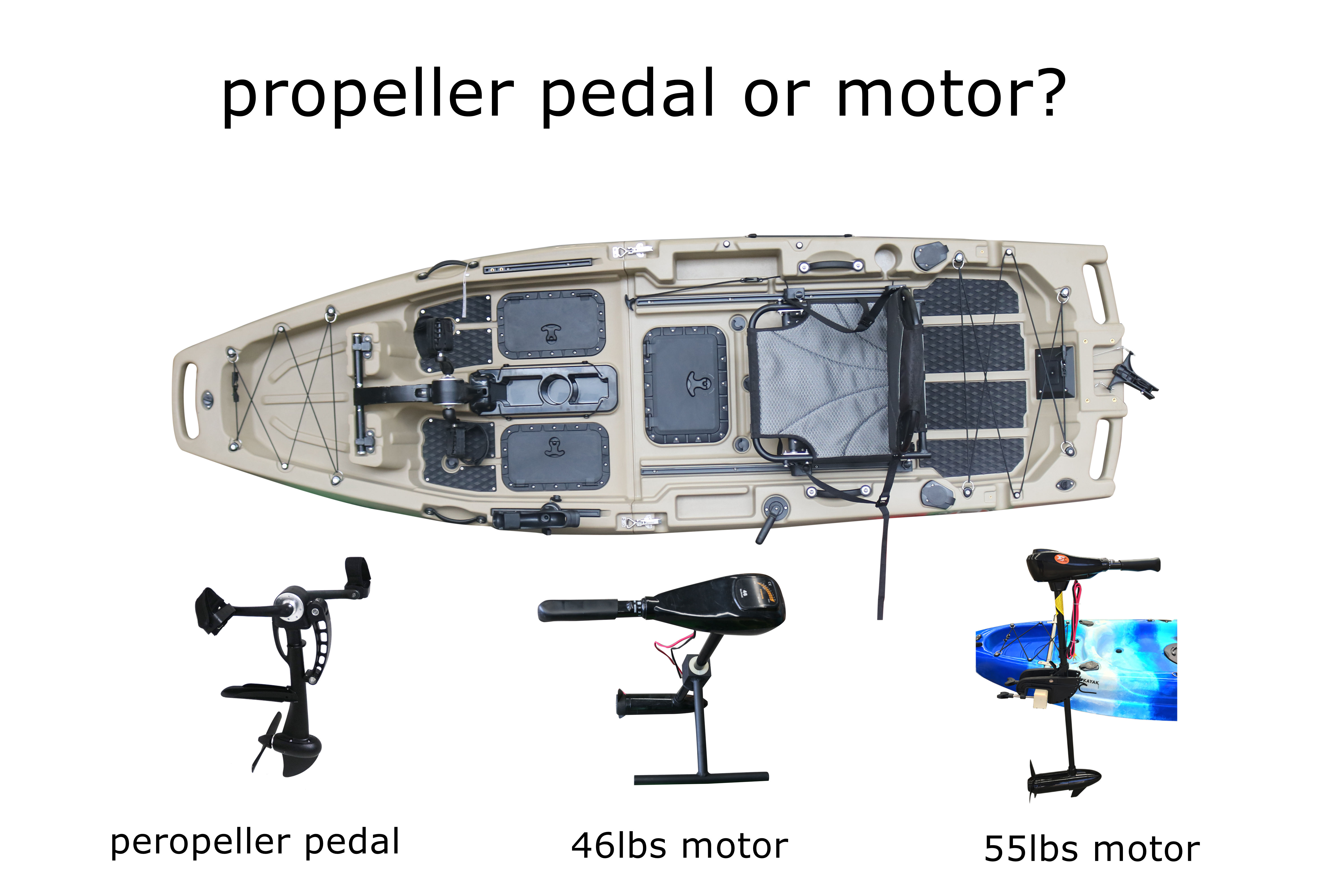 2025 NEW Modular Kayak 9.5ft P - Fishing Kayak Pedal Drive ulasan dan harga
