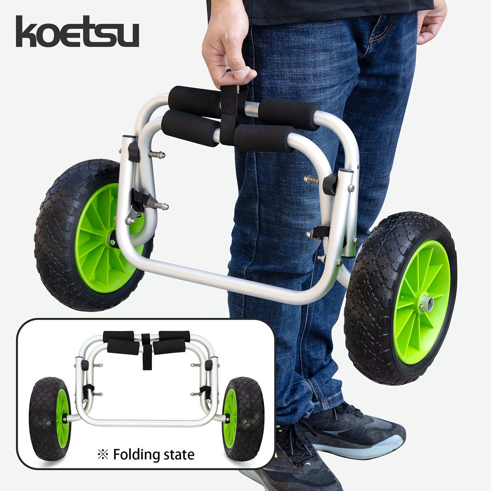 KOETSU Paddle Board Transport  - Fishing Kayak Cart ulasan dan harga