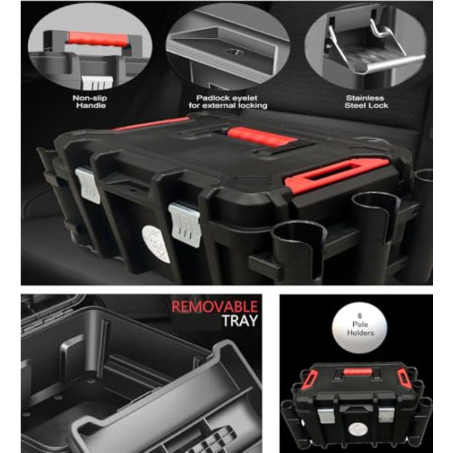 Kayak Fishing Crate - 6 Integr - Fishing Kayak Crate ulasan dan harga