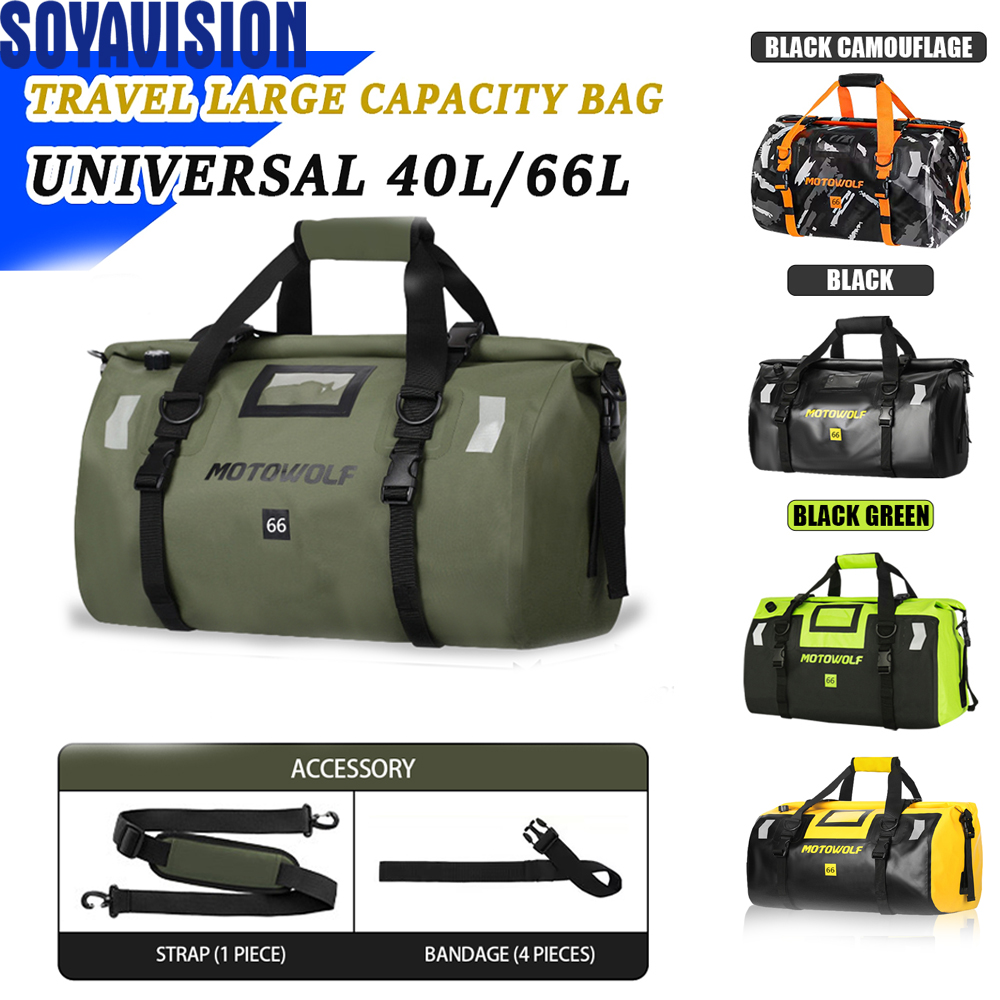 Waterproof Duffel Bag 40L/66L  - Fishing Kayak Storage Bag ulasan dan harga