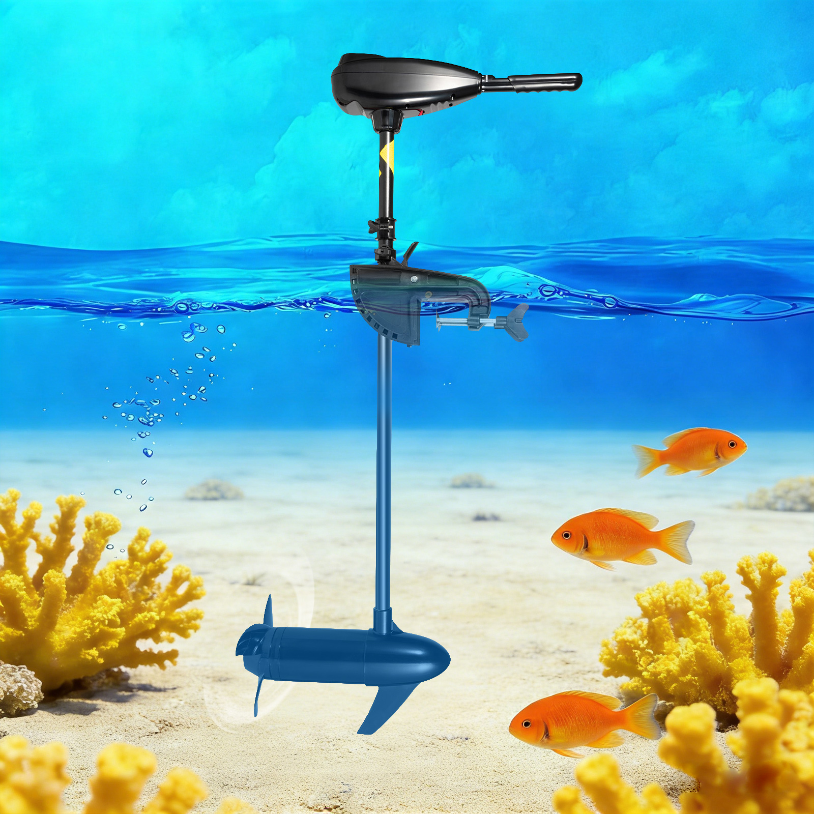 626W 12V Electric Trolling Out - Fishing Kayak Trolling Motor ulasan dan harga
