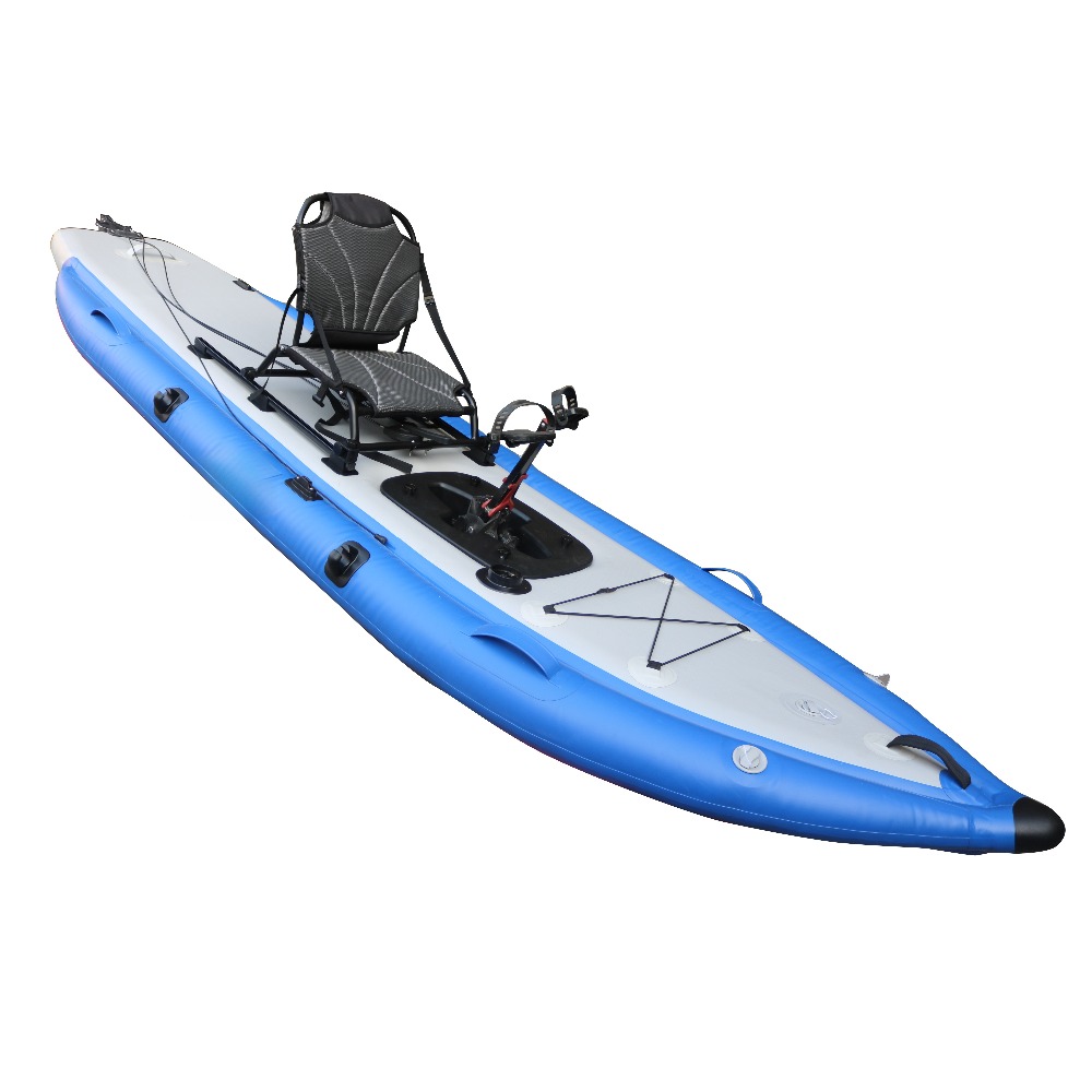 12ft Single Sit-On-Top Inflata - Fishing Kayak Pedal Drive ulasan dan harga