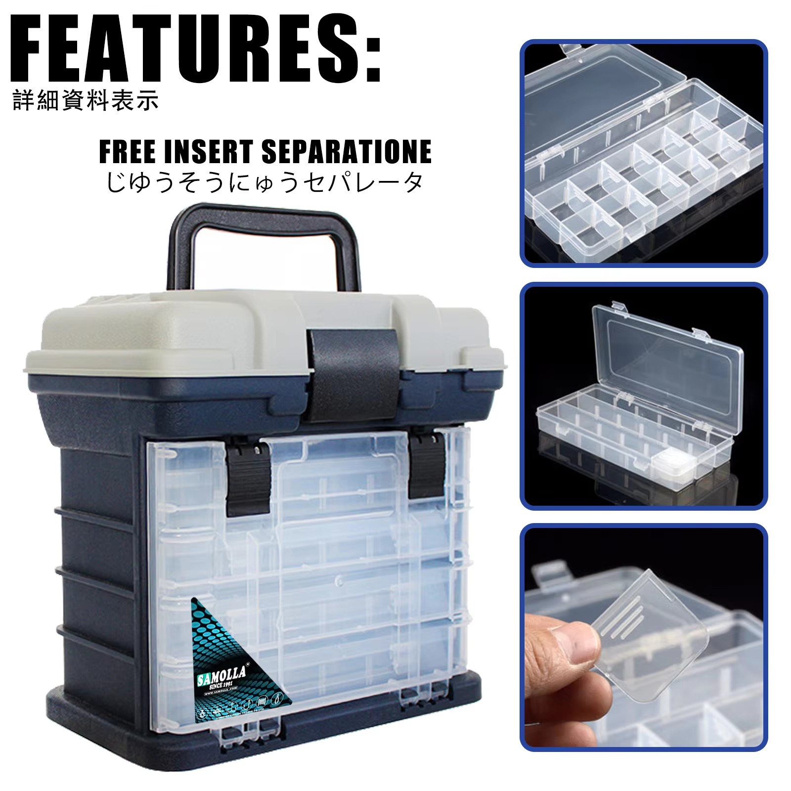 2025 Multifunction Big Lure Fi - Fishing Kayak Crate ulasan dan harga