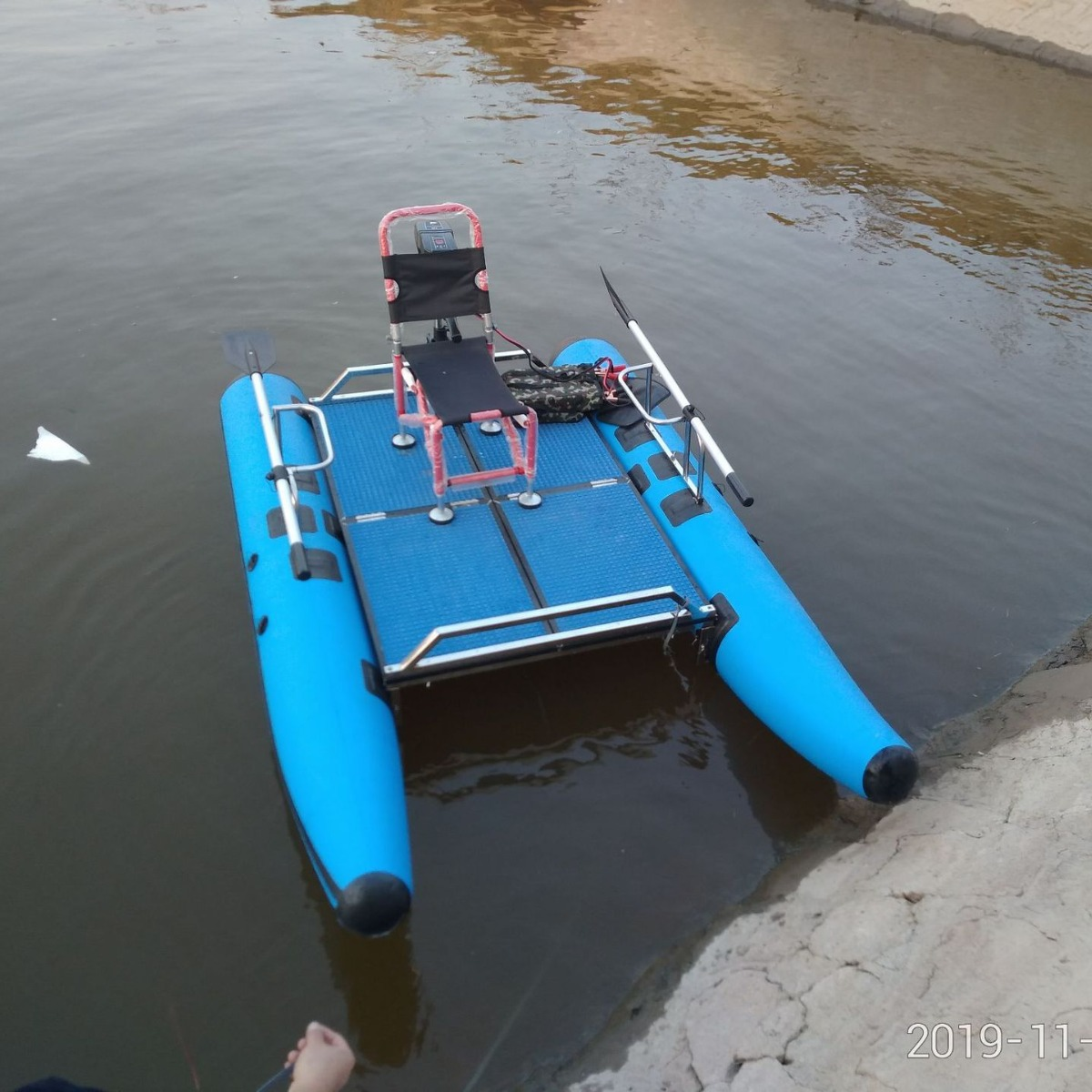 Catamaran Luya boat/raft fishi - Fishing Kayak Inflatable ulasan dan harga