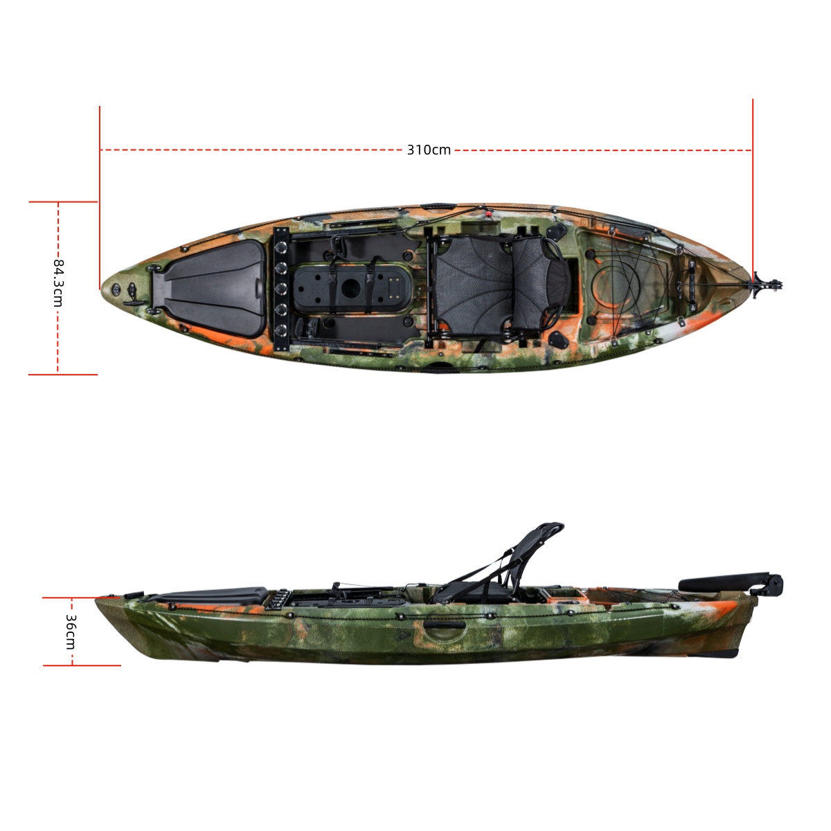 LSF First-class Single Fishing - Fishing Kayak Pedal Drive ulasan dan harga